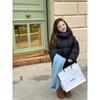 Kids Casual Korean Style Loose Thick Mid Length Hooded Warm White Duck Down Jacket