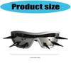 Stylish Metal Rivet Studded Sunglasses UV400 Protective Comfortable PC Frame Eyewears For Outdoor Fashion And Daily Use