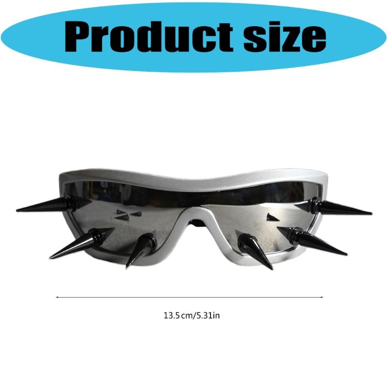 Stylish Metal Rivet Studded Sunglasses UV400 Protective Comfortable PC Frame Eyewears For Outdoor Fashion And Daily Use