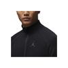 Jordan Logo Embroidered Slim Fit Pullover Sweatshirt Men Tops Black FB7564-010