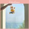Playful Acrylic Cartoon Cat Skateboard Car Decoration Perfect For Personalized Vehicle Design