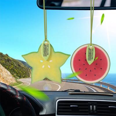Autoduft, fruchtförmiger Lufterfrischer, Aromatherapie-Tabletten, langlebige Ornamente, Aromadiffusor, Lufterfrischer für Auto und Zuhause