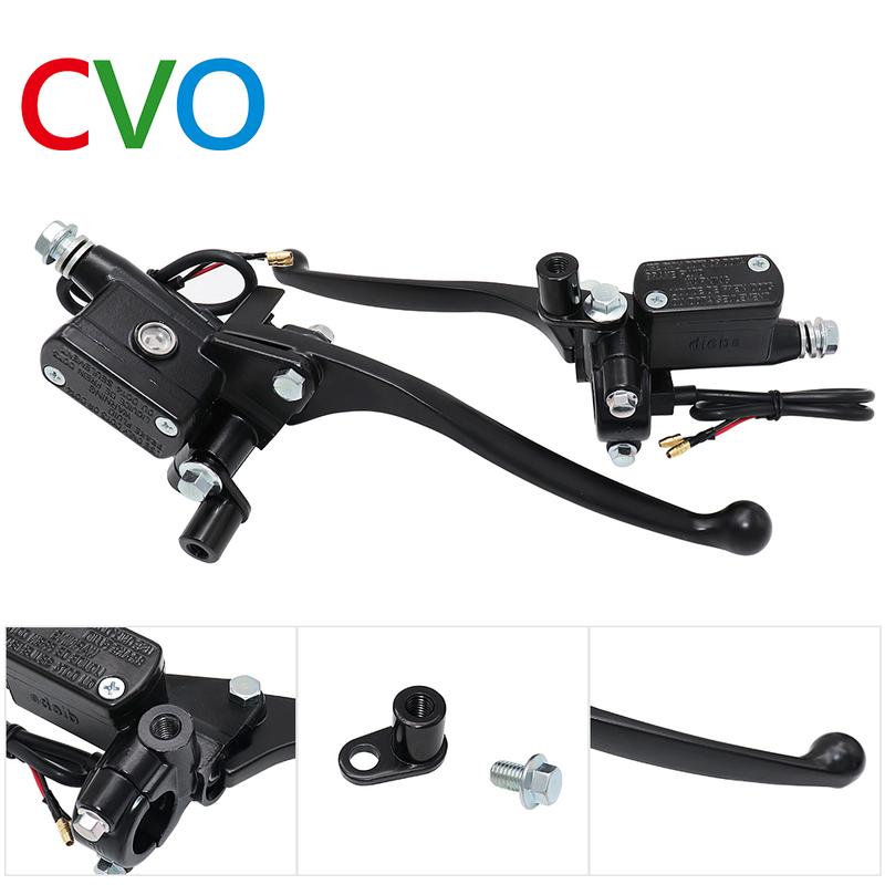 Universal 14mm Black 7/8" 22mm Motorcycle Front Brake Clutch Master Cylinder Motorbike Hydraulic Pump Motorbike Brake Lever