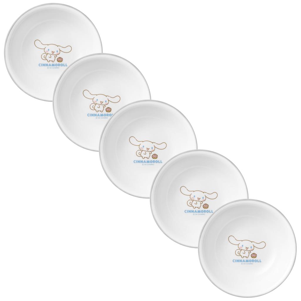 PEARL METAL CORELLE Outer Diameter X Height Microwave Oven Dishwasher Cinnamoroll Small Bowl Set of Plates, Dish, 13.5 3.5 Cm, Shatter-resistant,