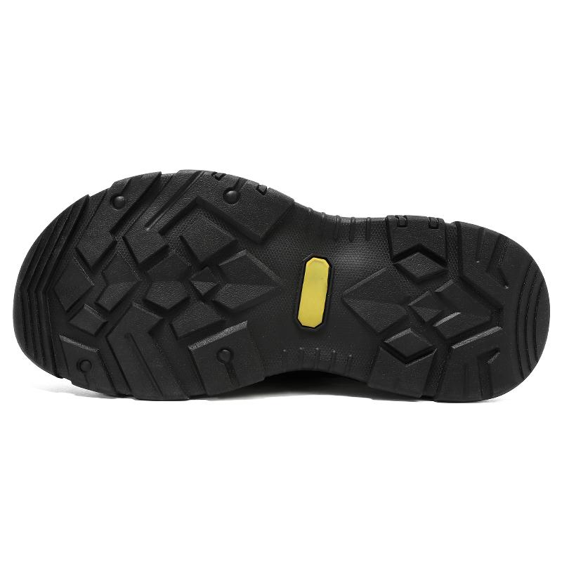 Sommer Herren Sandalen Atmungsaktive Echtleder Outdoor Sandalen Casual Strand Sandalen