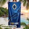 Beach Towel Club Brugge FC Print Custom Name Text Soft Towel for Swimming Pool