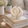 DIY Craft Hand Holding Feet Mold Decorative Soap Mould Silicone Candle Mold  Aromatherapy Use