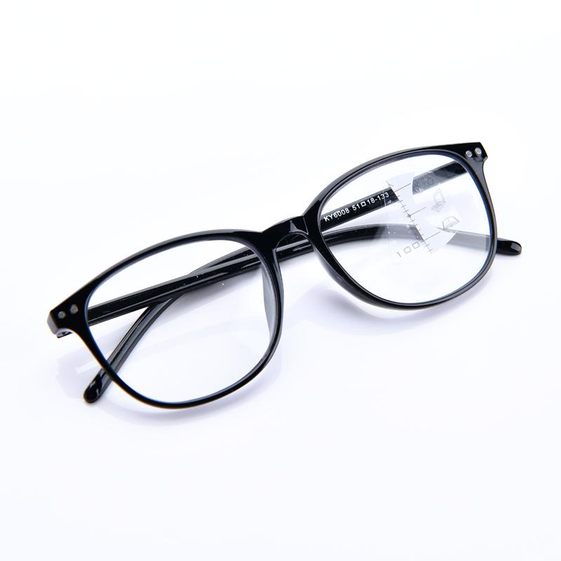 Progressive Multifocal Reading Glasses Luxury Trendy Women Hyperopia Blue Light Blocking Purple Eyeglasses Near And Far Sight