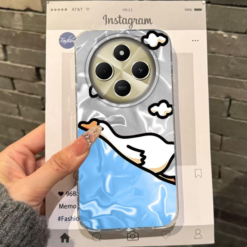 

Cute Cat Small Flowers Girls Women Phone Case For Xiaomi Poco X3pro X5 M6 X6 X3 NFC M5s M6 X7 Pro C75 C61 Bumper Fundas Cover poco M6 4G