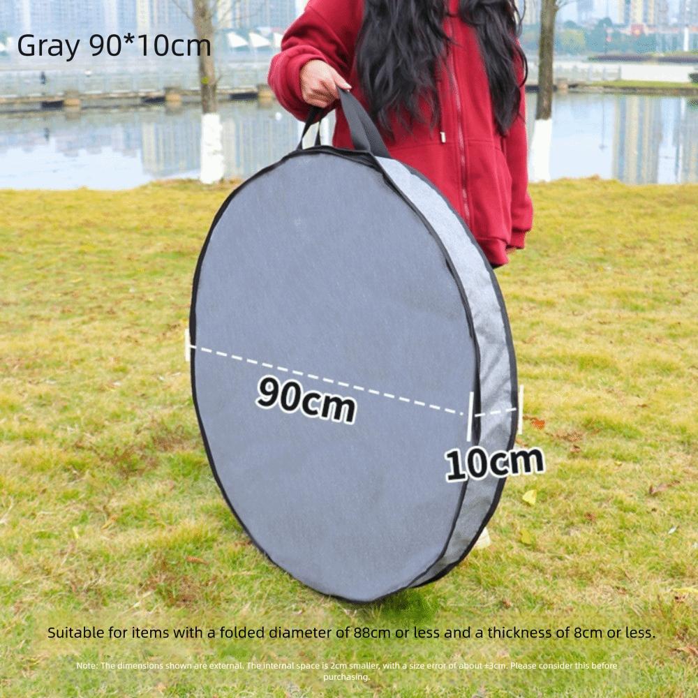 Multi-Functional Storage Bag Round Handheld Plate Bag New Household Organizer  Cam Tent