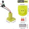 1Pc 18V Power Tool Lithium Battery Diy Output Adapter Converter With Cable Fr Ryobi
