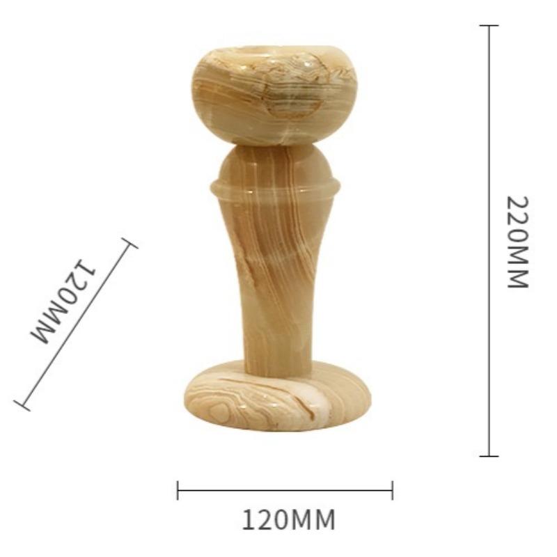 Light Luxury Candle Holder Aesthetic Art Design Jade Aromatherapy Candle Holders Modern Decoration Elegant Wedding Centerpieces