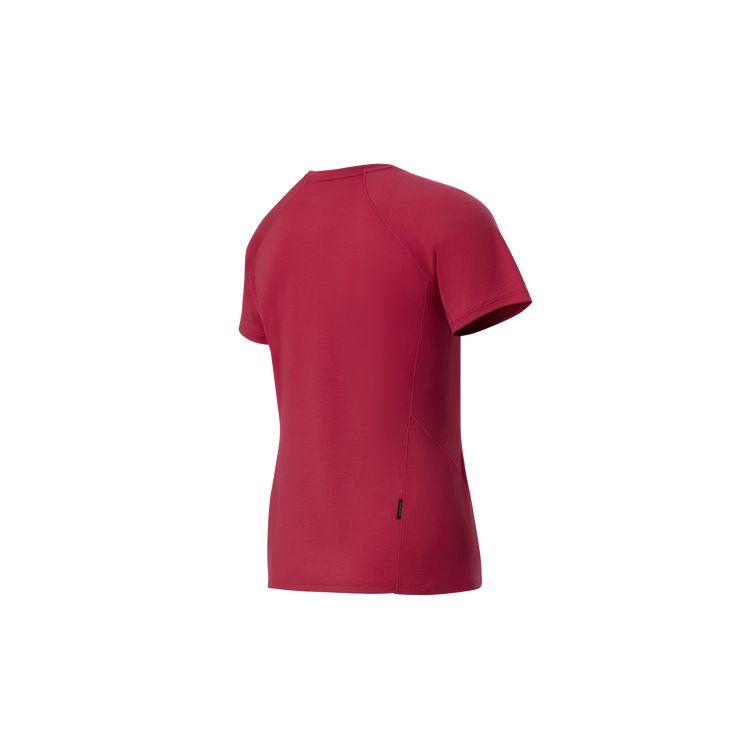 Kolon Sport Outdoor Casual Moisture-Wicking Antibacterial Wool Round Neck Short Sleeve T-Shirt Women Tops LKRT6AN022