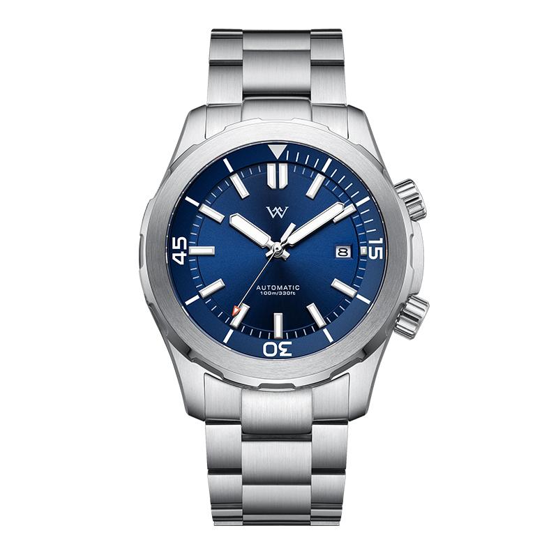 WM Watch Men Automatic Mechanical Watches Sapphire AR Coated 100M Waterproof Man Business Welly Merck Watch Miyota8215 WM199
