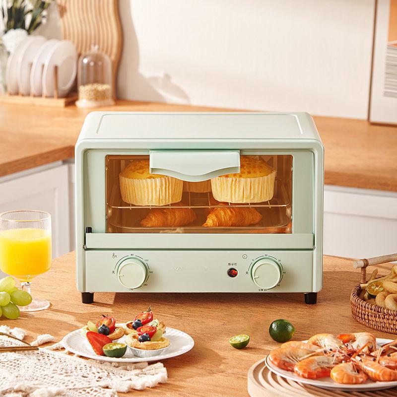 Compact Electric Oven for Home - Smart Temperature Control, Multifunctional Mini Oven for Baking Cakes & Bread