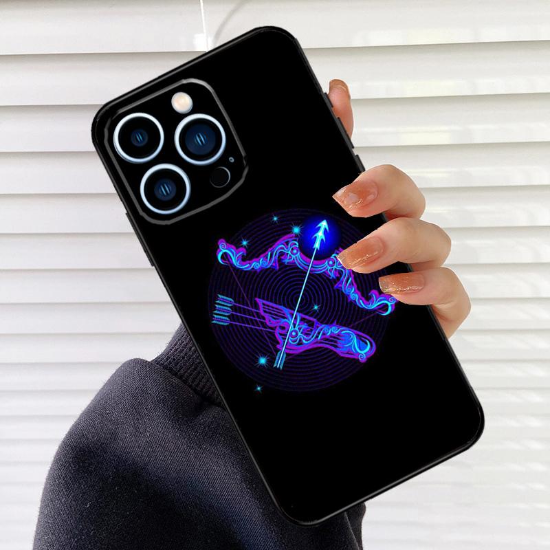 Zodiac Signs Phone Case For iPhone 16 14 13 12 11 15 17 Pro Max mini 15 16 Plus 16e 17 Air Cover Fundas