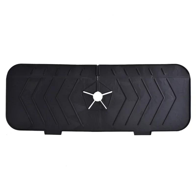 

Квадратный силиконовый коврик для крана, защитная накладка на столешницу, коврики для ванной комнаты, рябь воды, коврик для улавливания воды на кухонном кране