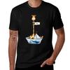 Ms Bodensee Giraffe And Bear On The High Seas TShirt Casual Loose Short Sleeve Tee For Unisex