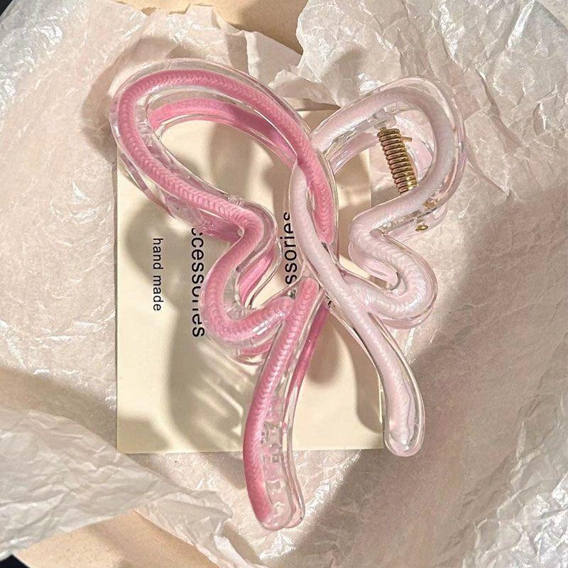 

Женские заколки-крабы для волос, заколки-бабочки, заколки для волос, градиентные заколки для волос, милые супер феи, цветные розы красного