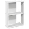 VidaXL 3-Tier Bookcase White 60x30x80 Cm Engineered Wood, Shelf, Bookshelf, Storage Shelf, 860256