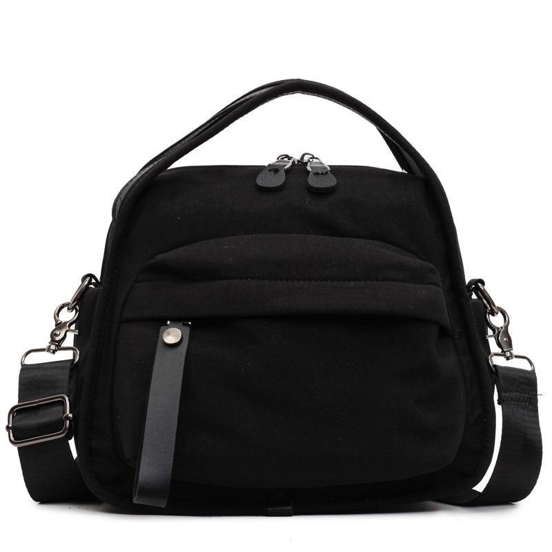 

Spring and summer new fashion casual shoulder bag messenger bag Oxford cloth handbag textured commuter bag