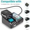DC18RF Li-ion Super Fast Charger for 14.4V-18V Lithium Battery BL1860B,BL1830,,BL1415,BL1440 with LED Screen, USB Port