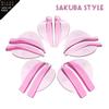 BLACKWINGS 5 Pairs Eyelash Perm Silicone Pads, Curling Pads for Lash Lift,   with Size Guide Chart, Hypoallergenic Reusable Accessories