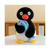 (Blau, 30cm) Eine Pingu hält Fisch Plüschtier Niedliche Cartoon-Mädchen Kinder Geburtstagsgeschenk Feiertag