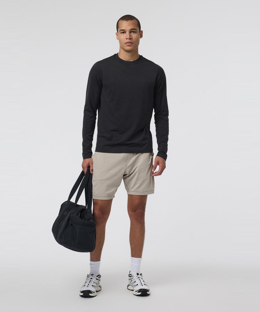 VUORI [Men'S] Long Sleeve Ponto Performance Tee_Black Vr16120005