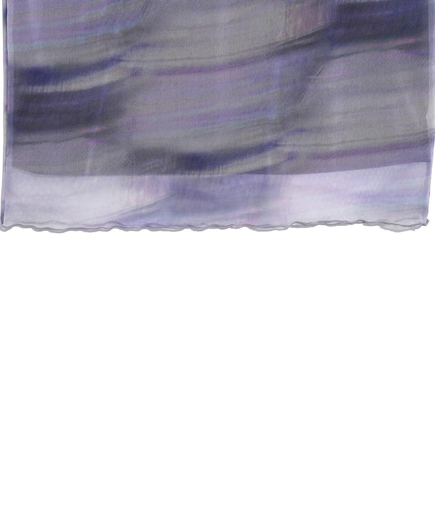 HIGH SCHOOL DISCO Fog Long Mesh Skirt_Purple