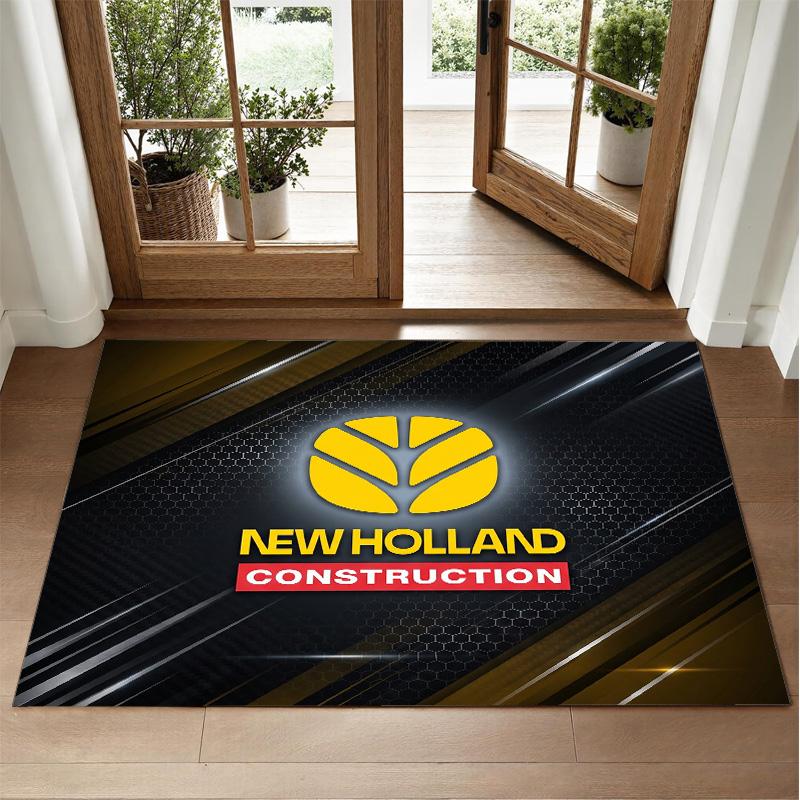 New Holland Design Crystal Velvet Rug Soft Decorative Mat for Bedroom Entrance