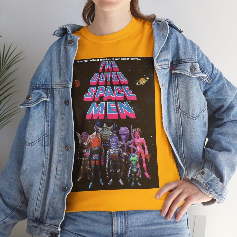 Colorforms The Outer Space Men (1968-69) T-Shirt Alien Aliens Toy 60s 70s