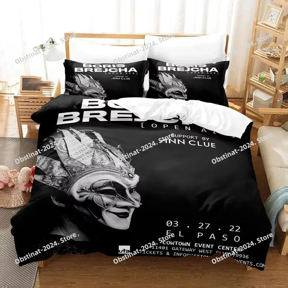 Top Boris Brejcha Bedding Set Printed Single Comforter Quilt Bed Cover Duvet Cover Pillow Case 3 Pieces Set Kids Adult Size