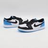CZ0790-104 Nike Air Jordan 1 Low OG Black and Dark Powder Blue UNC (Men's)