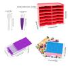 12 Grids Diamond Painting Tray Storage Holder with Diamond Box Multi-Boat Plates Storage Rack Multifunctional for Kids Adults