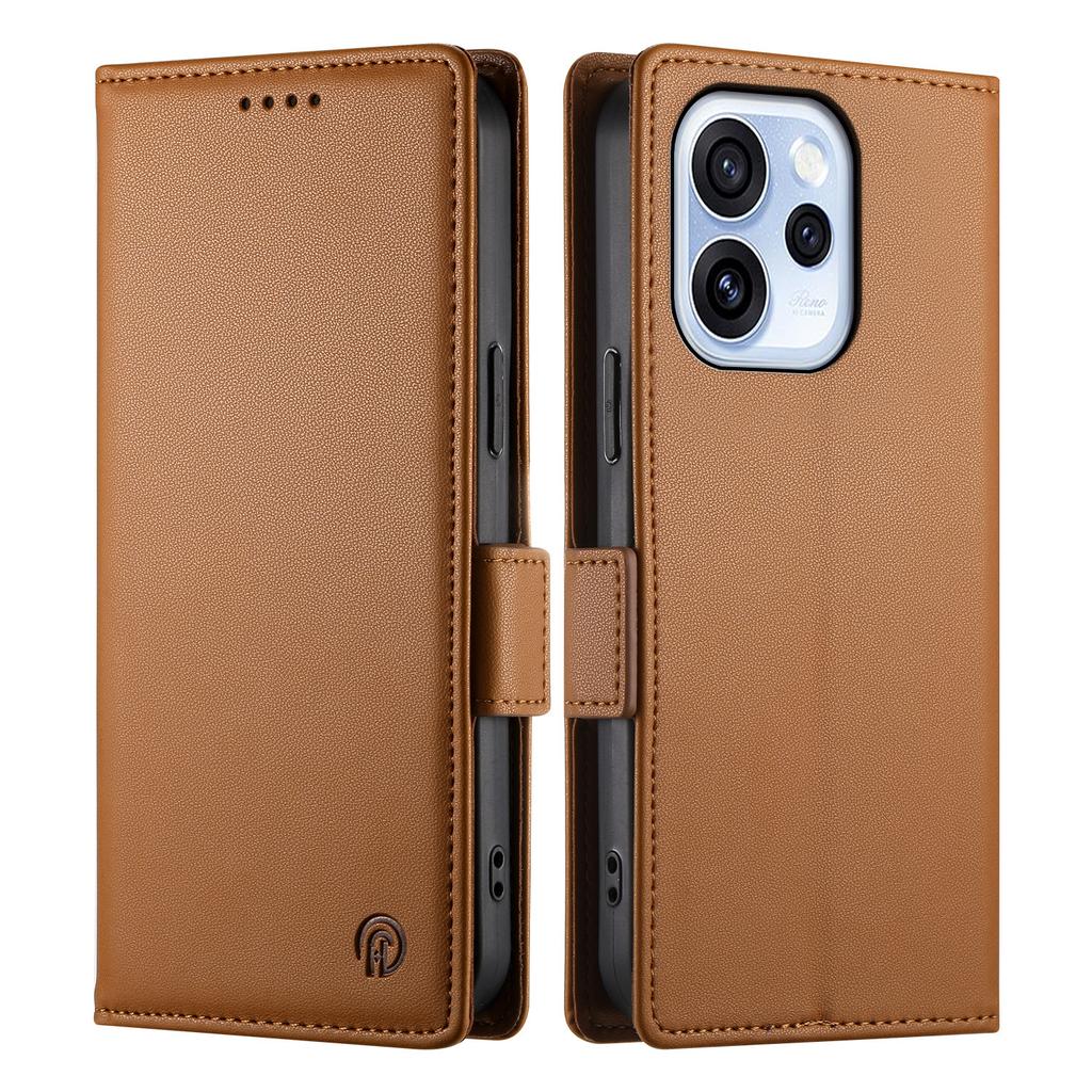 For Oppo Reno15 F 5G Stand Case PU Leather Wallet Phone Cover