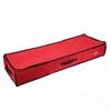 Wrapping Paper Storage Container 600D Oxford Fabric Waterproof Dustproof Red Portable Underbed Gift Wrap Organizer