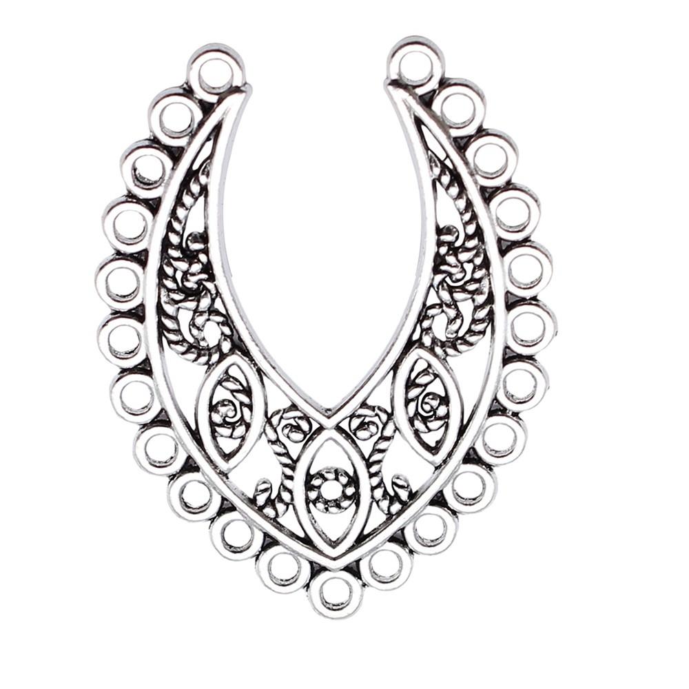 Accessories Parts Curved Necklace Connector Minimalist Jewelry Components QA013