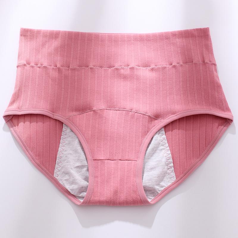 5 Pieces Women's Menstrual Underwear Breathable High Waist Leakproof Panties