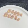 Wearing Nail Pure Handmade Nail Art Finished Fake Nail Patch Dopamine Cartoon Toffee Star Nail Art