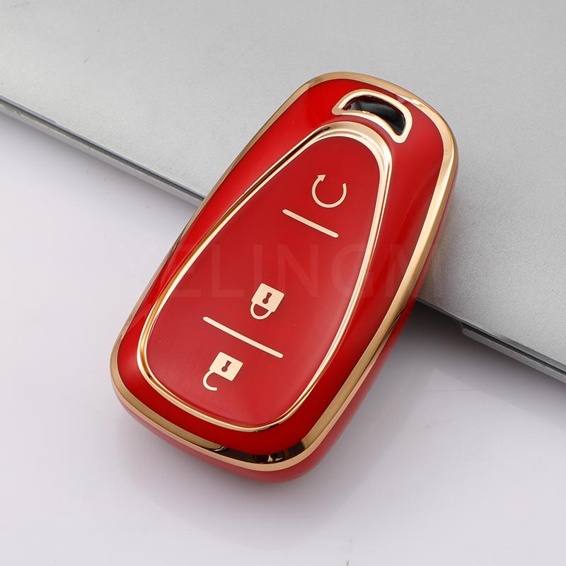 New TPU Car Key Case Key Cover For CHEVROLET Cruze Spark Camaro Volt Bolt Trax Malibu Captiva Equinox Trax Tracker AVEO Lova