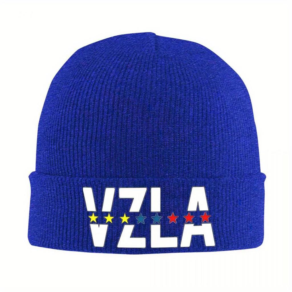 Venezuela Venezuelans Abroad VZLA Knitted Hat for Women Men Skullies Beanies Winter Hat Warm Cap