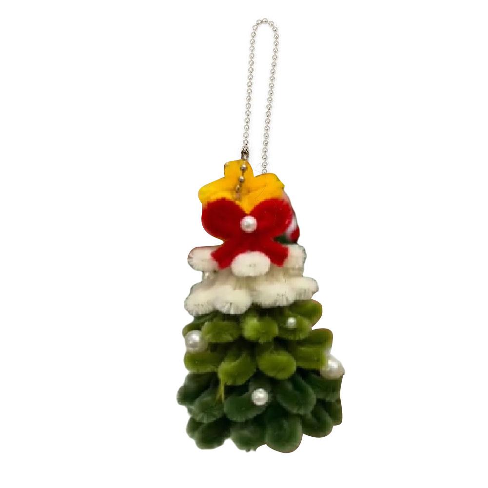 

Christmas Twist Stick DIY Christmas Tree Handmade Gift Material Ornament Tabletop Package Woven J4T5 a-1set