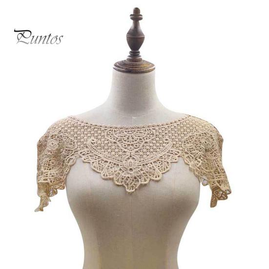 

Искусственный воротник, мягкий, не деформирующийся, выдолбленный, сделай сам, стильный, устойчивый к разрыву, трехмерная вышивка Hanfu Mitpachoth, домашний декор абрикосовый