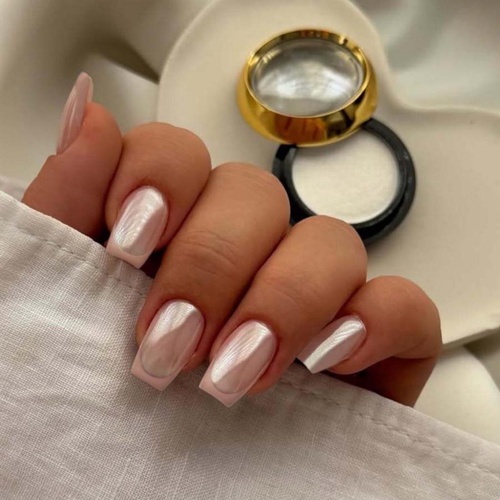 Pegatinas Desmontables para Uñas Estilo Europeo y Americano - Uñas Postizas Simples y Llevables