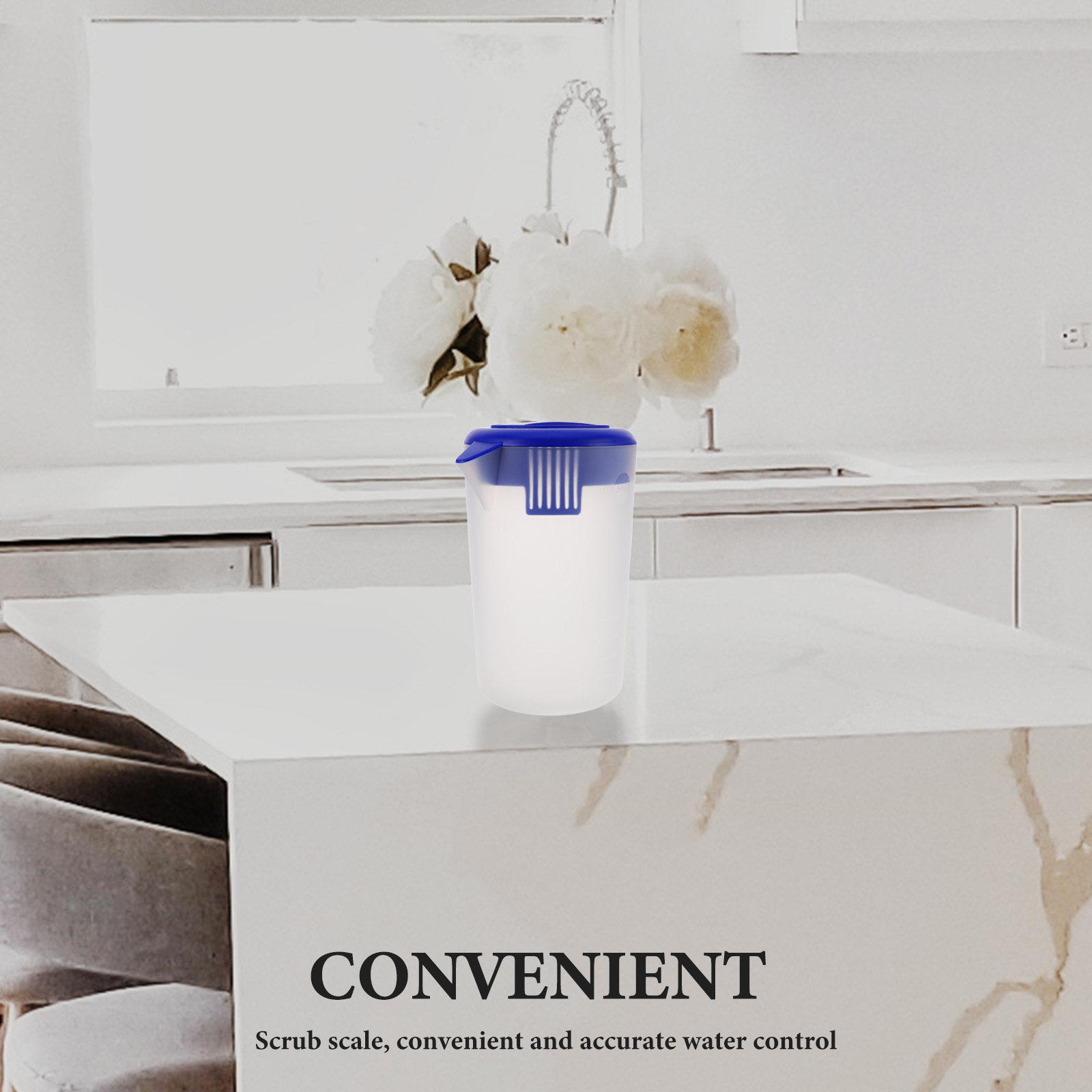 

5L Frosty Measuring Pitcher Dishwasher Safe Drink Dispenser for Iced Tea Juice Cocktail Mixer Jug with Comfortable Grip Handle other
