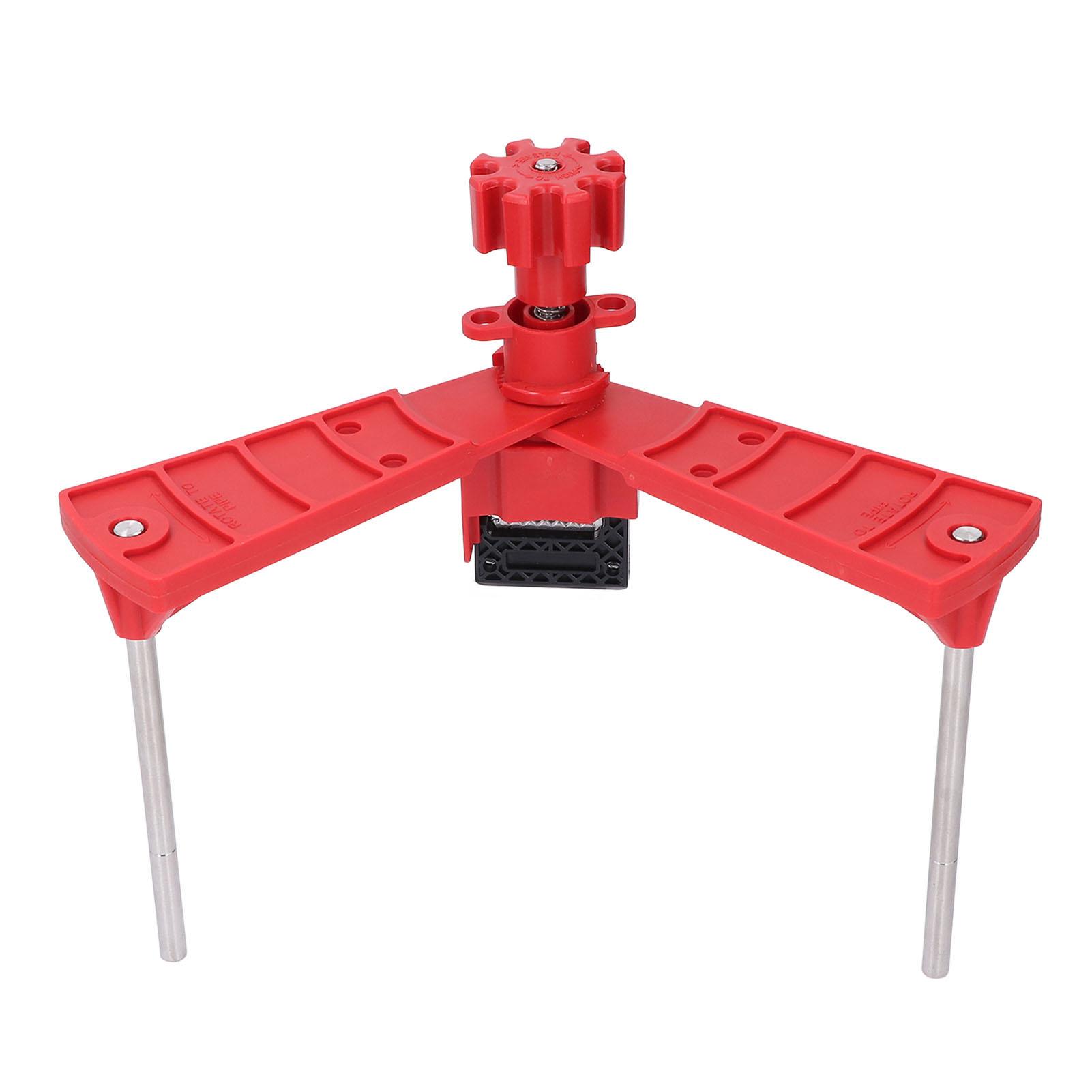 

Pipe Ball Valve Lock Universal Multifunction Dual Arm Safety Handle Lockout for Energy Isolation
