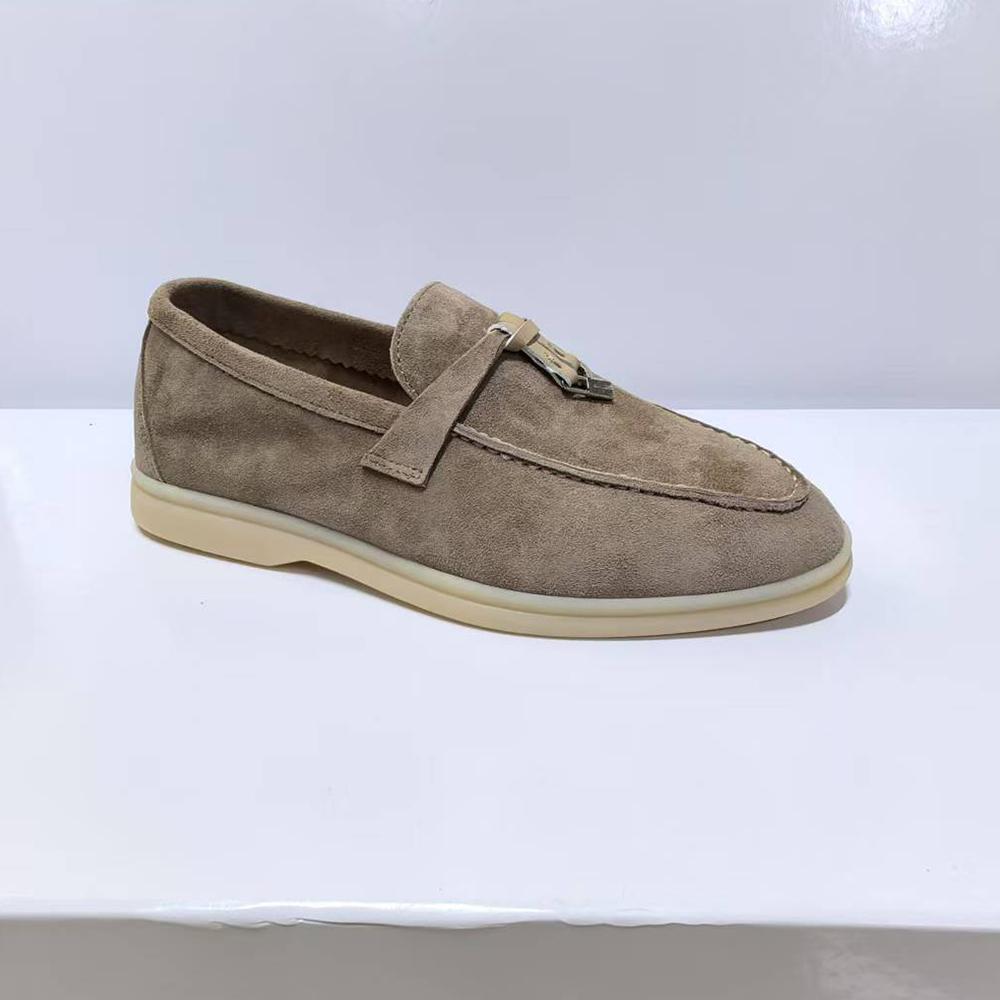 Women Suede Loafer Summer Walking Casual Moccasins Flat Loafer Men Lazy Shoes Fashion New Design Slip On Loafer Unisex