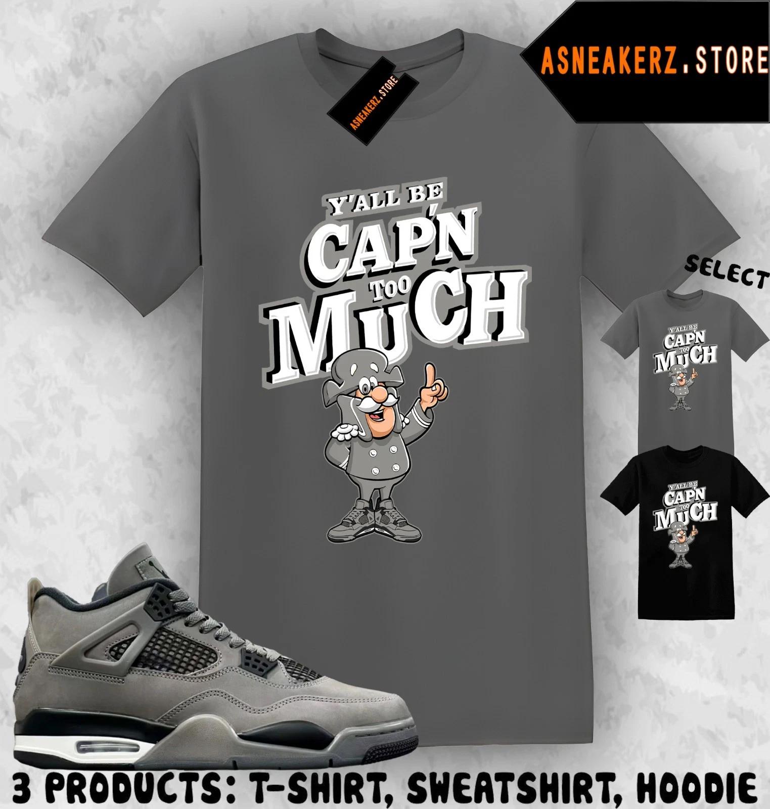 Shirt Match AJ 4 Cave Stone 2025 Sneaker Matching Sneakerhead C Captain T-Shirt S