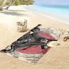 Pirate Illustration Beach Towel Beach Towel Quick-drying for Travel Outdoor Sports Jogging Beach and Swimming